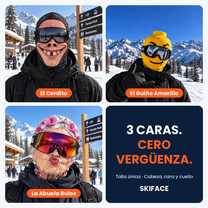 Los 3 diseños del pasamontañas SKIFACE